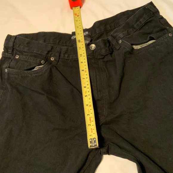 ROADRUNNER Straight Fit Black Cotton Denim Jeans (39”W x 31.5”L) New! - Picture 6 of 9